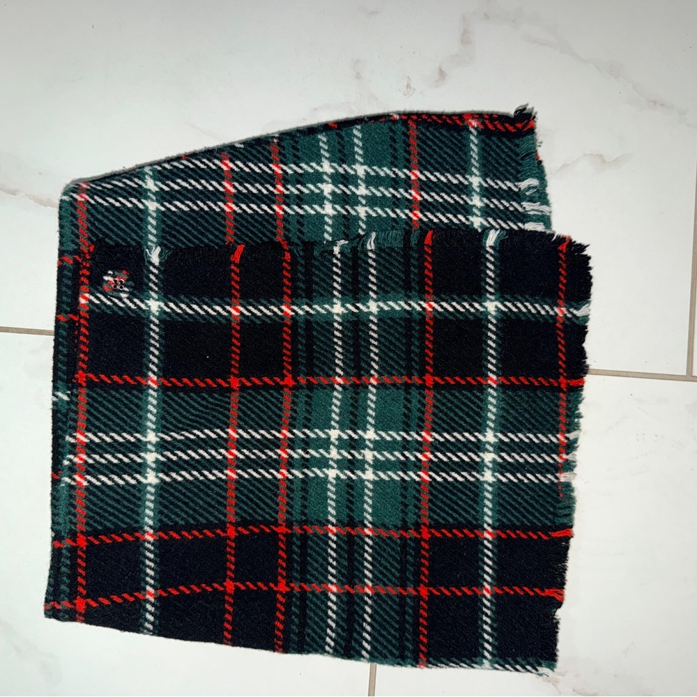 GB girls Plaid Skirt with Green, Black & Red Checks